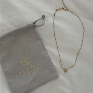 Kendra Scott Gold Clover Necklace